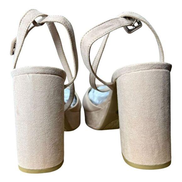 NEW Chinese Laundry Women’s Theresa Platform Nude Sandal 10 - Picture 3 of 12